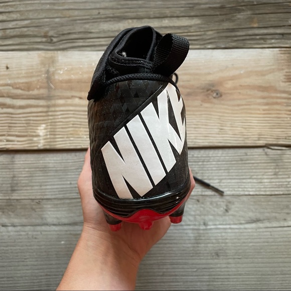 New Men Nike Lunar Superbad Pro TD Football Cleats Atlanta Falcons - Picture 7 of 8